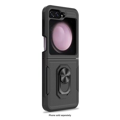 SaharaCase Raider Series Phone Case for Samsung Galaxy Z Flip7 FE, Shock Absorbing, Scorpion Black (CP00873)