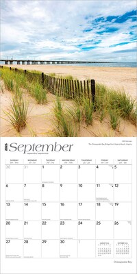 2026 BrownTrout Chesapeake Bay 12" x 12" Monthly Wall Calendar (9798330702831)