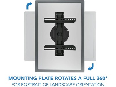 Mount-It! Full 360-Degree Rotation TV Mount, 110 lbs. Max. (MI-1246F)
