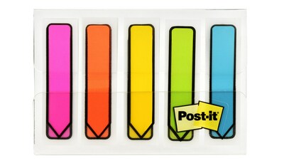Post-it Arrow Flags, .47" Wide, Assorted Colors, 100 Flags/Pack (684-ARR2)