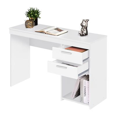 Techni Mobili 48" Writing Desk, White (RTA-913D-WHT)