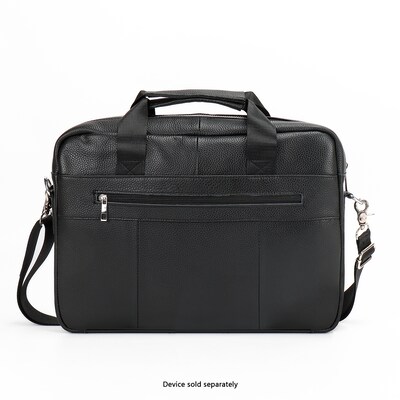 SaharaCase Leather Briefcase, Laptop Compatible, Black (LT00081)