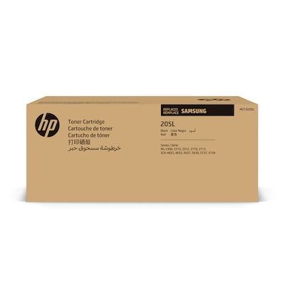 HP 205L Black Toner Cartridge for Samsung MLT-D205L (SU967), Samsung-branded printer supplies are no