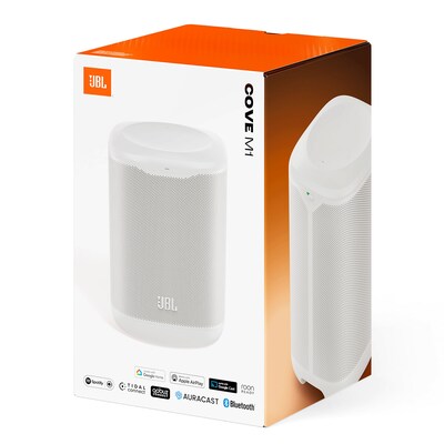 JBL Cove M1 Compact Wi-Fi Home Speaker, White