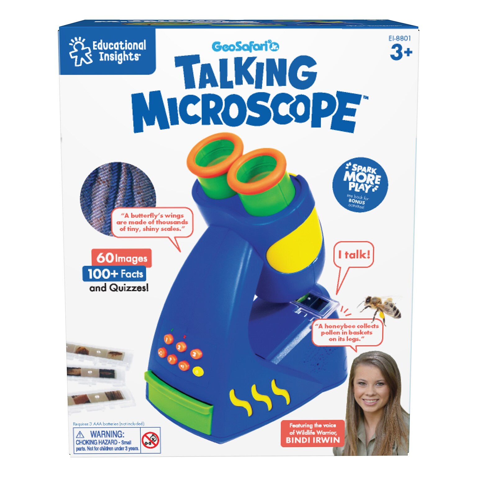 Educational Insights GeoSafari Jr. Plastic Talking Microscope (EI-8801)