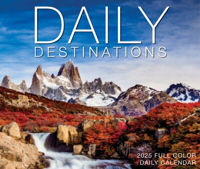 2025 Willow Creek Daily Destinations 2025 6.2" x 5.4" Day-to-Day Calendar (40782)