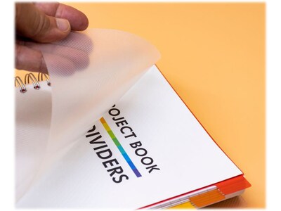 Pukka Pad Subject Notebook, 7" x 10", College Ruled, 200 Sheets, White (9603-PB)