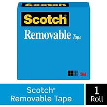 Scotch® Removable Invisible Tape, 1/2 x 36 yds. (T9631811)