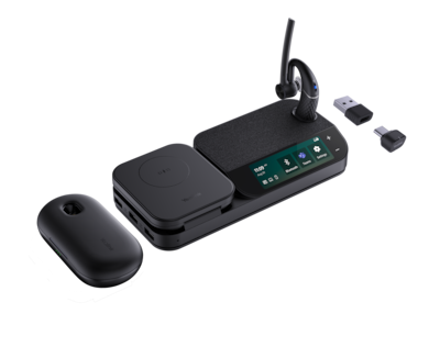 Yealink BH71 Workstation Pro Wireless Noise Canceling Bluetooth Mono Headset, UC Certified