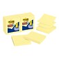 Post-it Super Sticky Pop-up Notes, 3" x 3", Canary Collection, 90 Sheet/Pad, 12 Pads/Pack (R33012SSCY)