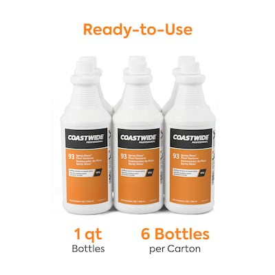 Coastwide Professional Floor Finish and Sealer Spray Gloss, 0.95L, 6/Carton (CW585032-A)