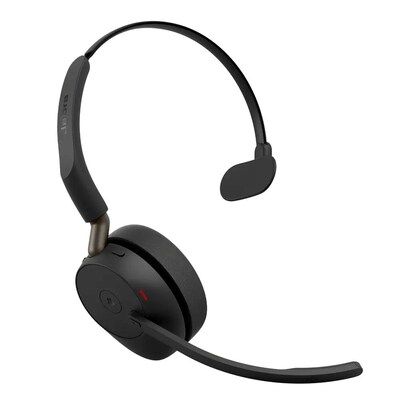 Jabra Evolve3 65 Noise Canceling Bluetooth Mono Headset, USB-C, MS Certified (36599-899-899)