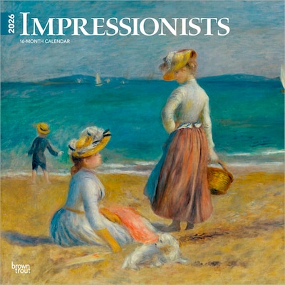 2026 BrownTrout Impressionists 12 x 12 Monthly Wall Calendar (9798330703852)