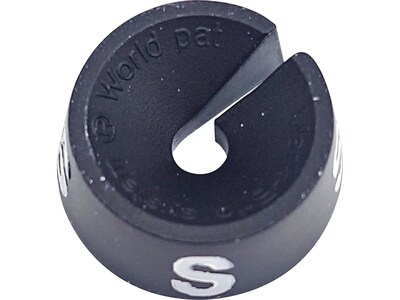 National Hanger Plastic Size S Marker, Black/White, 25/Pack (SM25SBW)