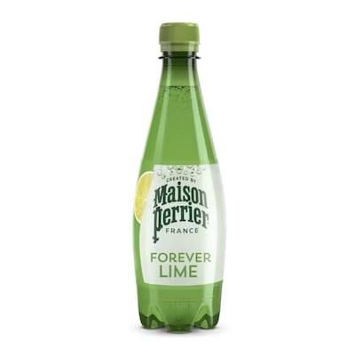 Perrier Flavored Lime Sparkling Mineral Water, 16.9 oz., 24 Bottles/Carton (12283034)