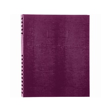 Blueline NotePro Hardcover Executive Journal, 8.5 x 10.75, Wide-Ruled, Grape, 200 Pages (A10200.RA