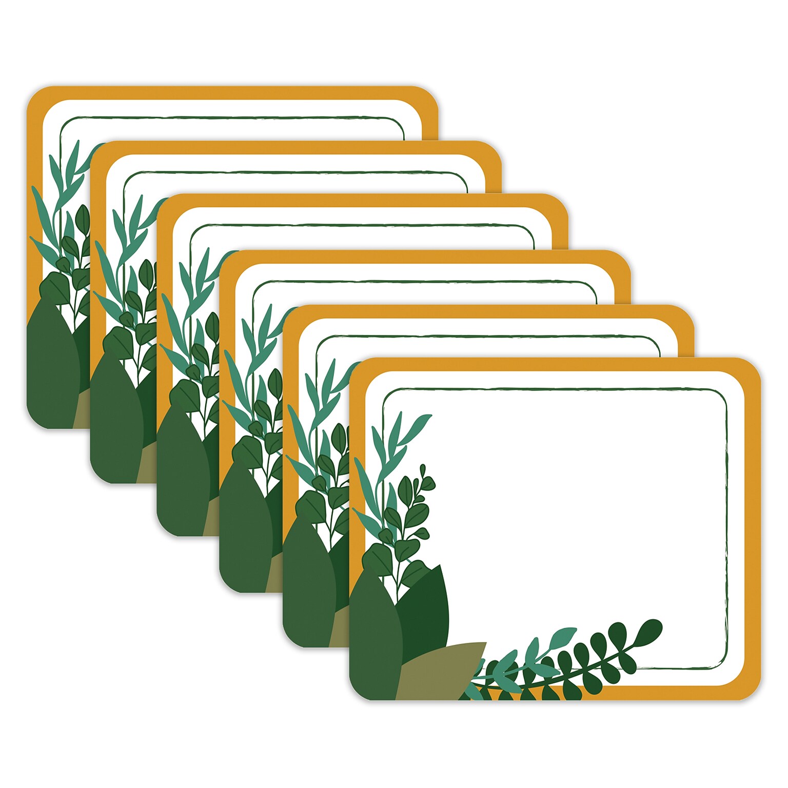 Carson Dellosa Education Grow Together School Name Tags, 3 x 2-1/2, 40/Pack, 6 Packs/Bundle (CD-150088-6)