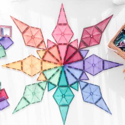 Connetix Magnetic Tiles Pastel Mega Pack, 202 Pieces (CNTP00202ME)