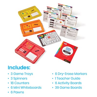 hand2mind Guided Phonics + Beyond Game Tray Center, Units 1-3 (96973)