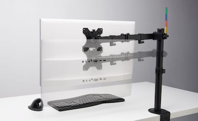 Kensington SmartFit Ergo Single Extended Monitor Arm, Up to 34" Monitor, Black (K55408WW)