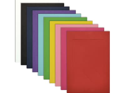 Better Office 4 x 6 Cardstock Picture Frames, Assorted Colors, 50/Pack (64610-50PK)