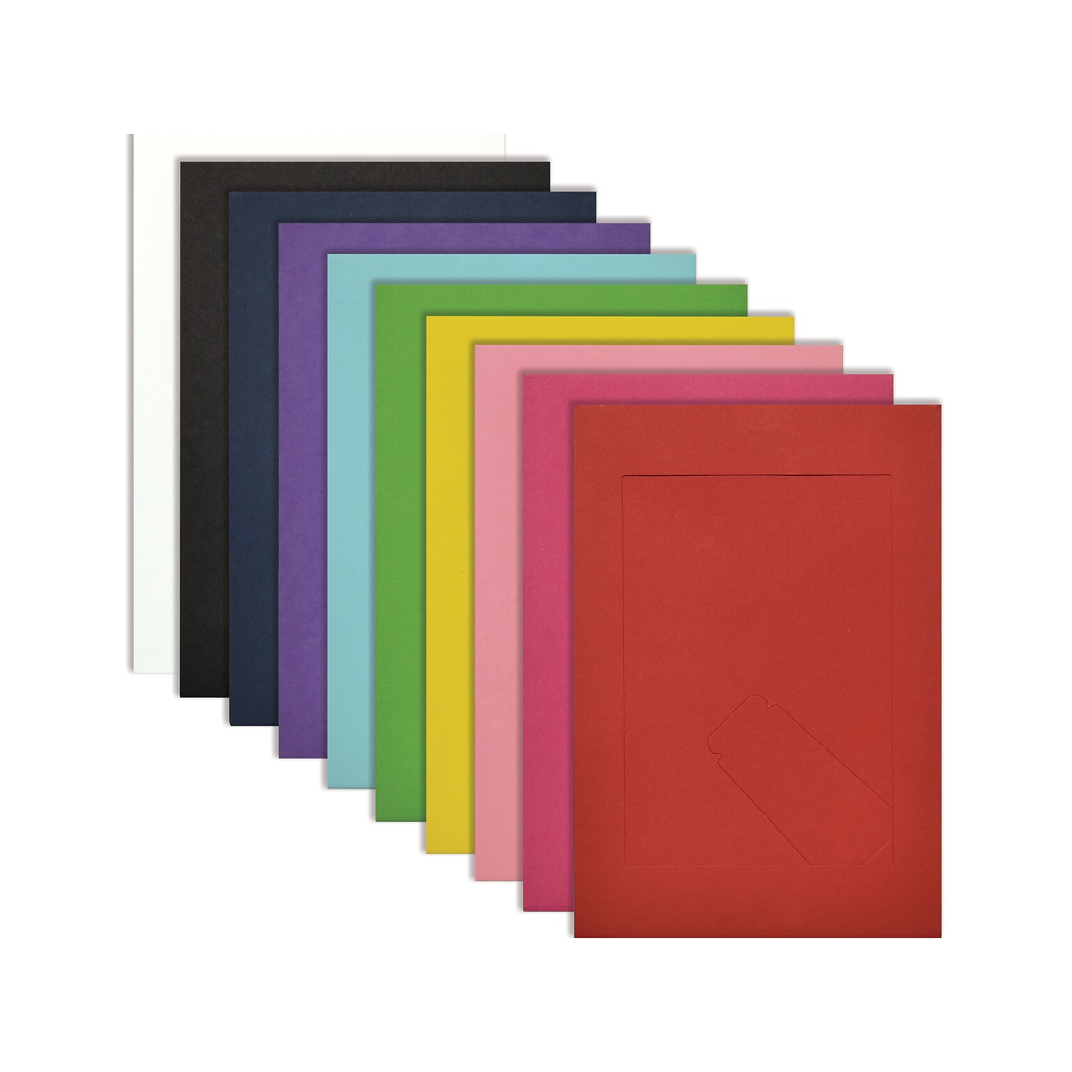 Better Office 4 x 6 Cardstock Picture Frames, Assorted Colors, 50/Pack (64610-50PK)