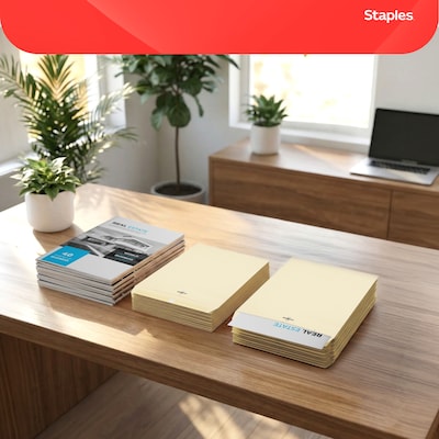 Staples Extra-Heavyweight Clasp & Moistenable Glue Catalog Envelopes, 9"L x 12"H, Manila, 100/Box (121962/19276)