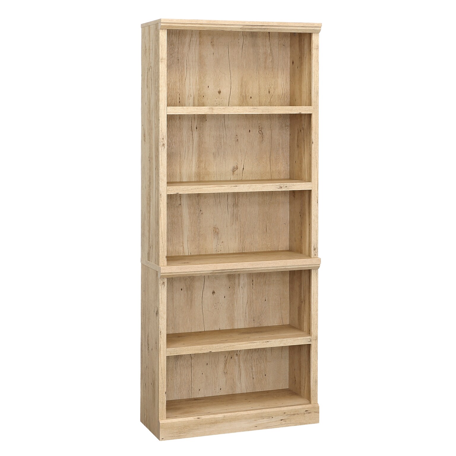 Sauder Aspen Post 71H 5-Shelf Bookcase, Prime Oak (433963)