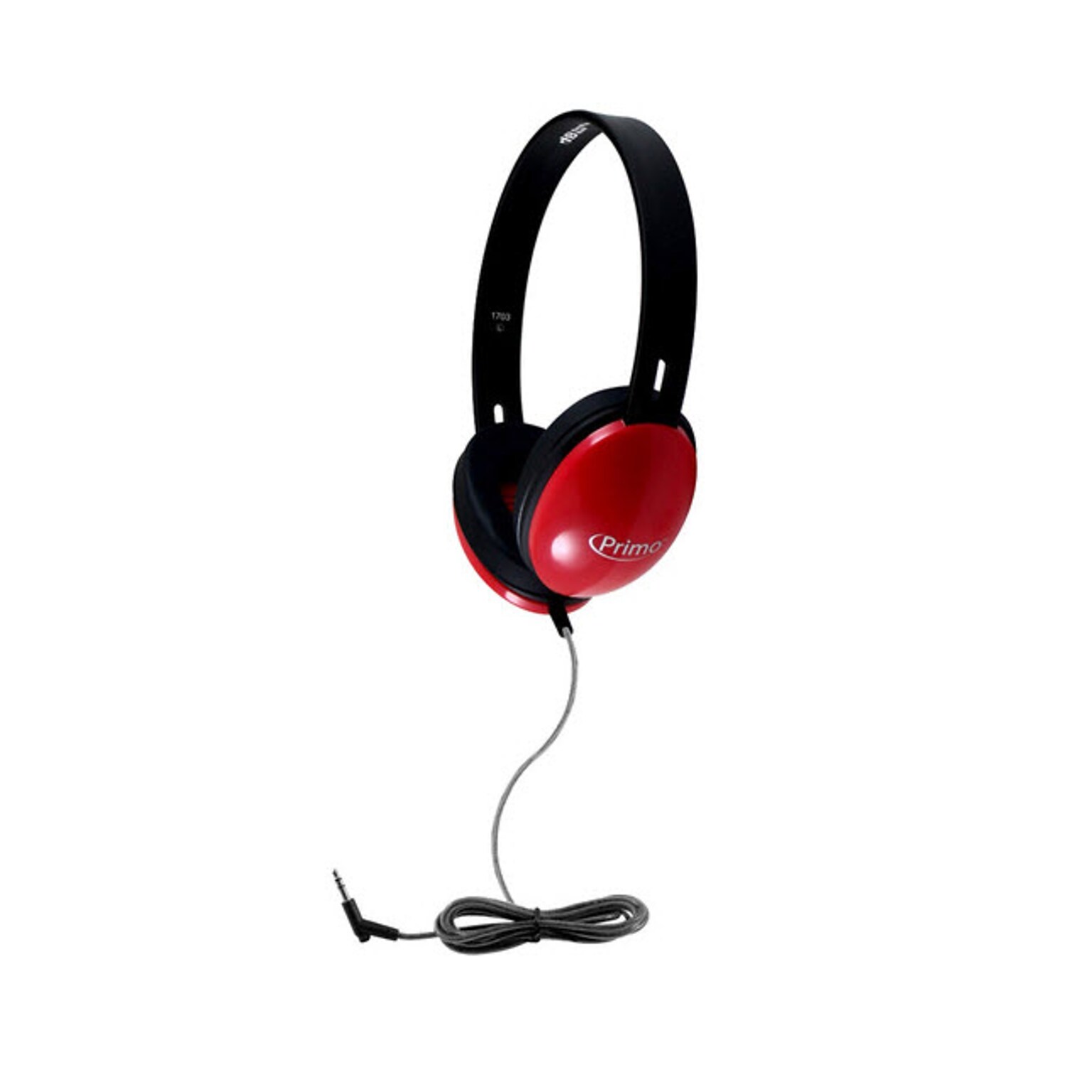 Hamilton Wired On-Ear Stereo Headphones, Red (PRM100R)