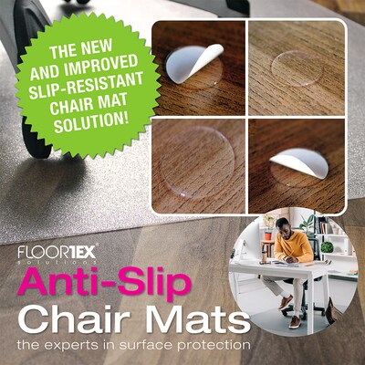 Floortex Cleartex Evolutionmat Carpet & Hard Floor Chair Mat, 36" x 48", Clear (NRCMFLPD0001)