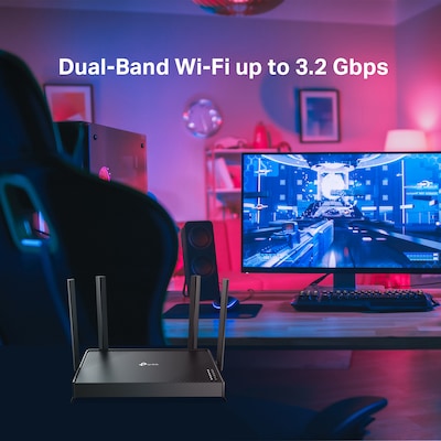 TP-LINK AX3200 Dual Band MU-MIMO WiFi 6 Router (Archer BE3200)