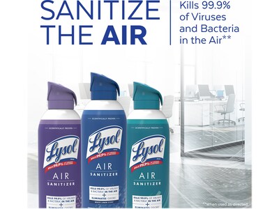 Lysol Air Sanitizer Spray, White Linen Scent, 10 Oz. (3245823)