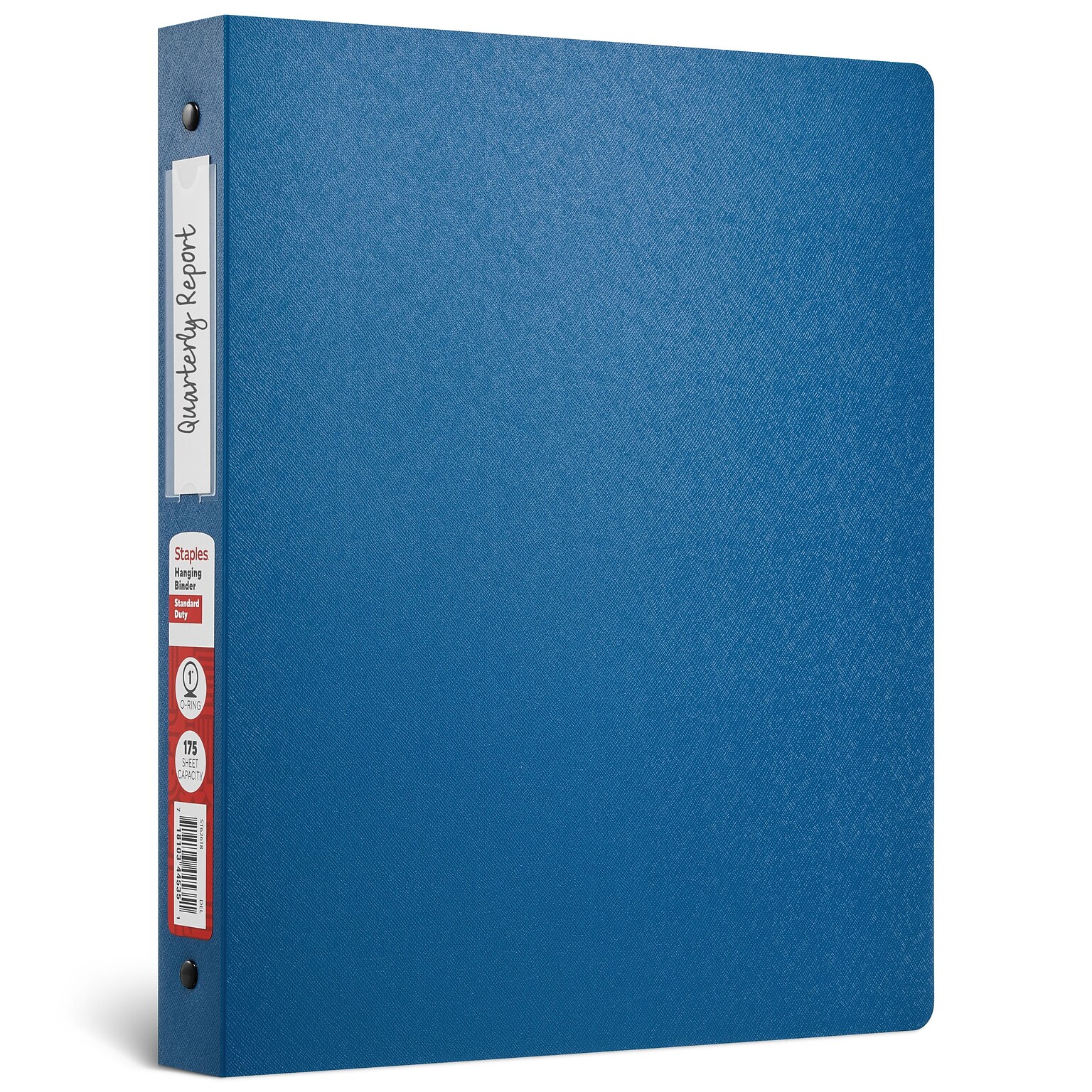 Staples 1 3-Ring Hanging Binders, Blue (ST62618)