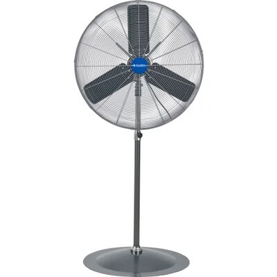 Global Industrial 30 Oscillating Pedestal Fan, 8,775 CFM, 1/3 HP, 1 Phase (585280)