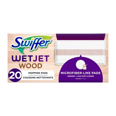 Swiffer WetJet Wood Mopping Pad, 20/Pack (76563)