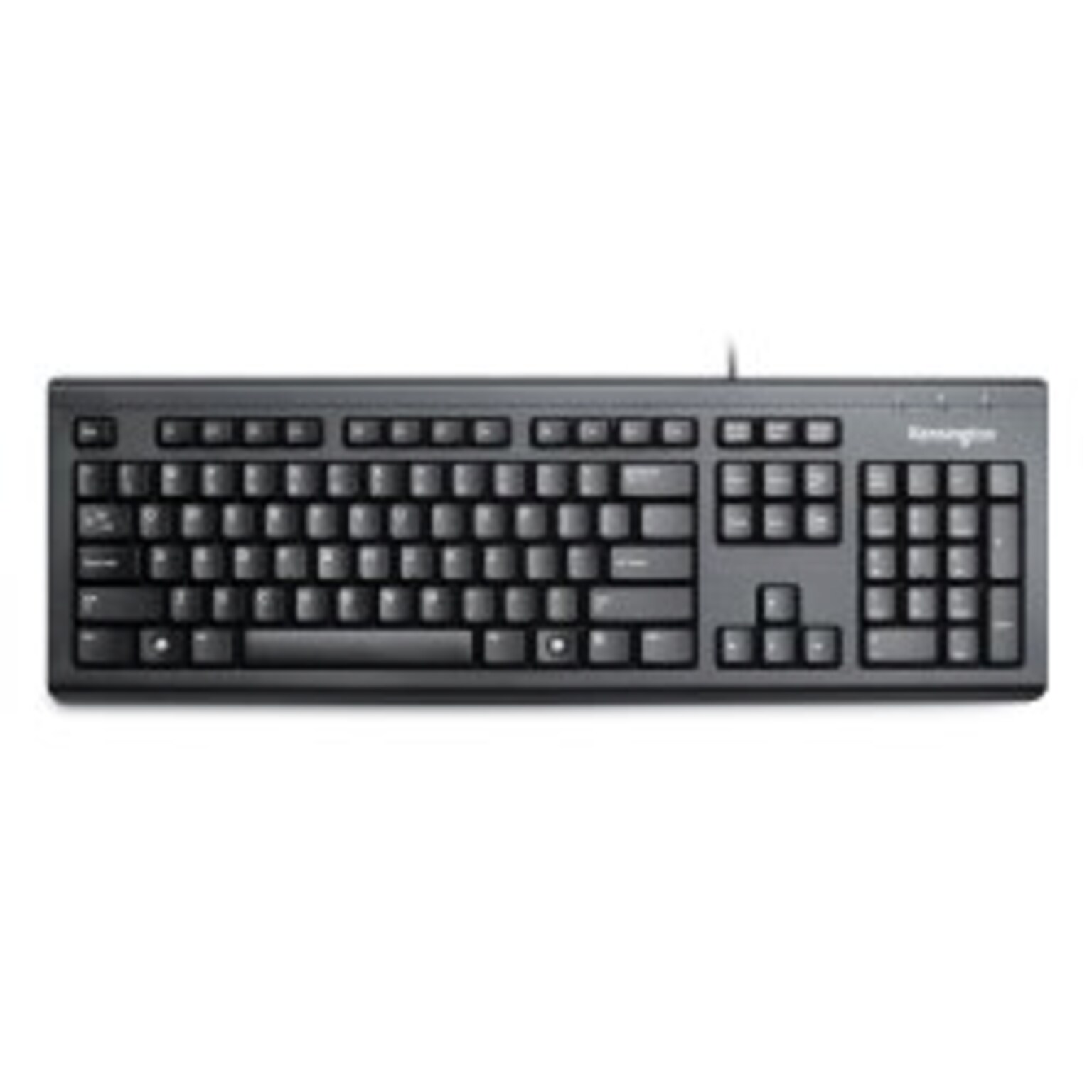 Kensington ValuKeyboard Wired Keyboard, USB-A, Black (K72391NA)