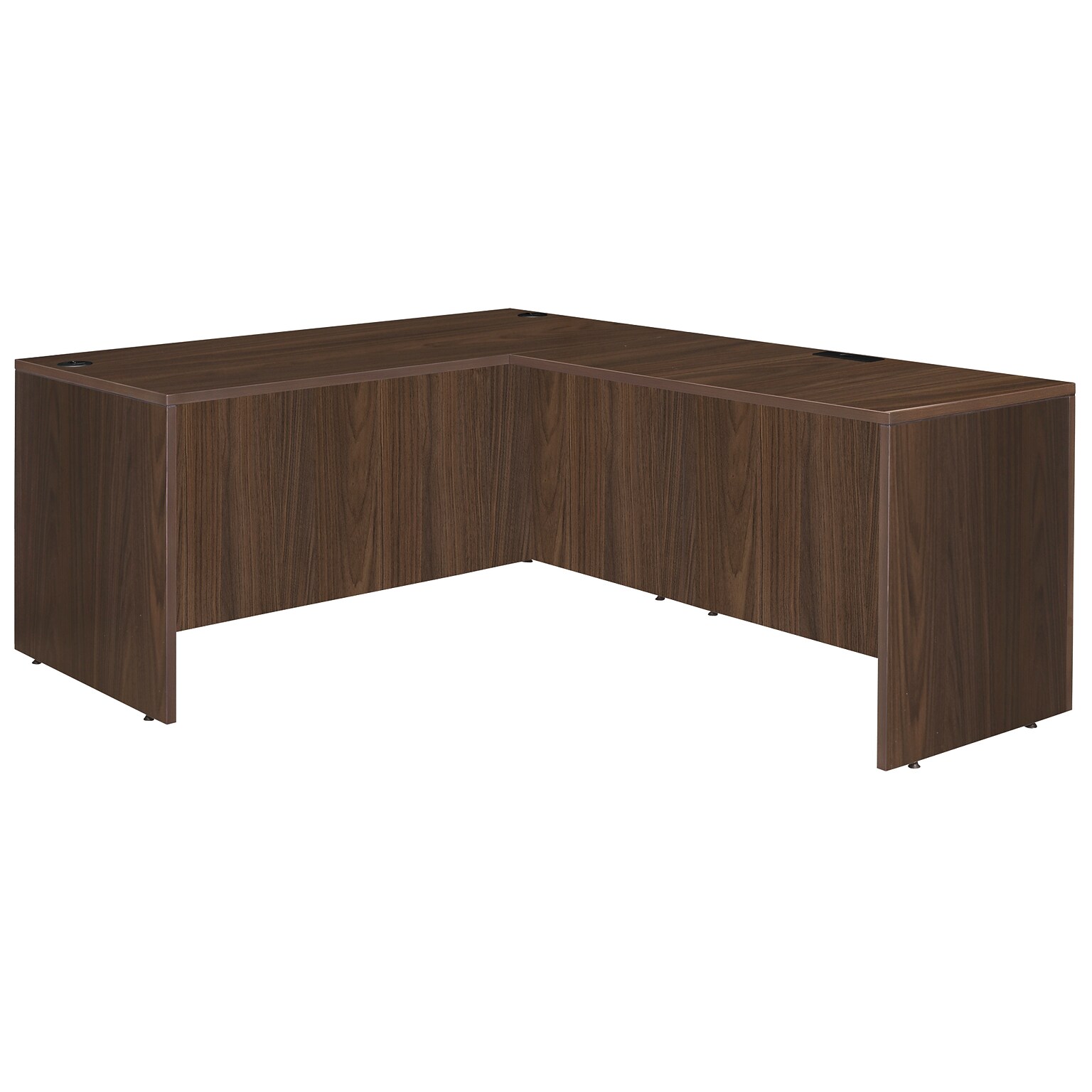 Regency Legacy 60 x 77 in. Executive L Desk Shell, Neo Walnut (LLDS603047NW)