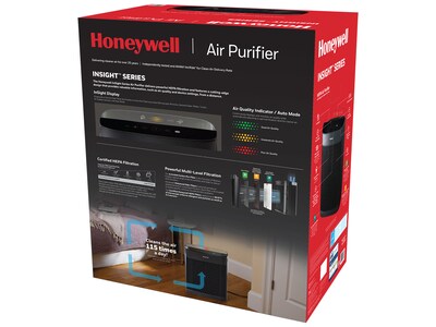 Honeywell InSight Energy Star HEPA Console Air Purifier, Black (HPA5300B)