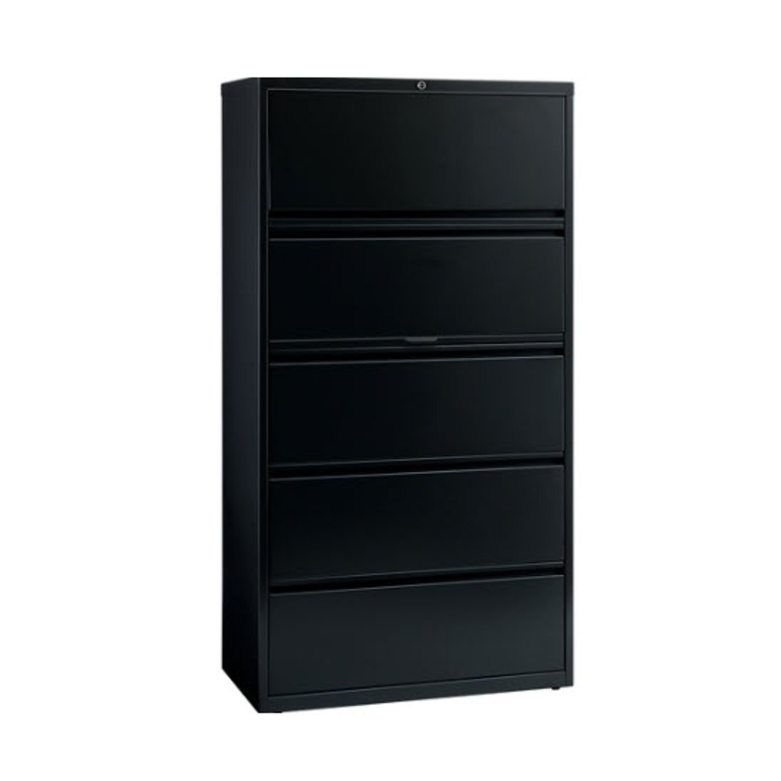 Lorell Fortress Series Lateral File with Roll-out Posting Shelf, Black (LLR60551)