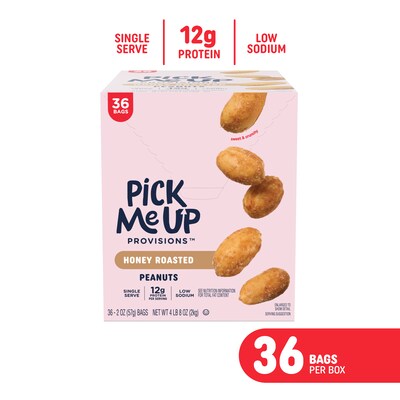 Pick Me Up Provisions™ Honey Roasted Peanuts, 2 oz., 36 Bags/Box? (PM63391)
