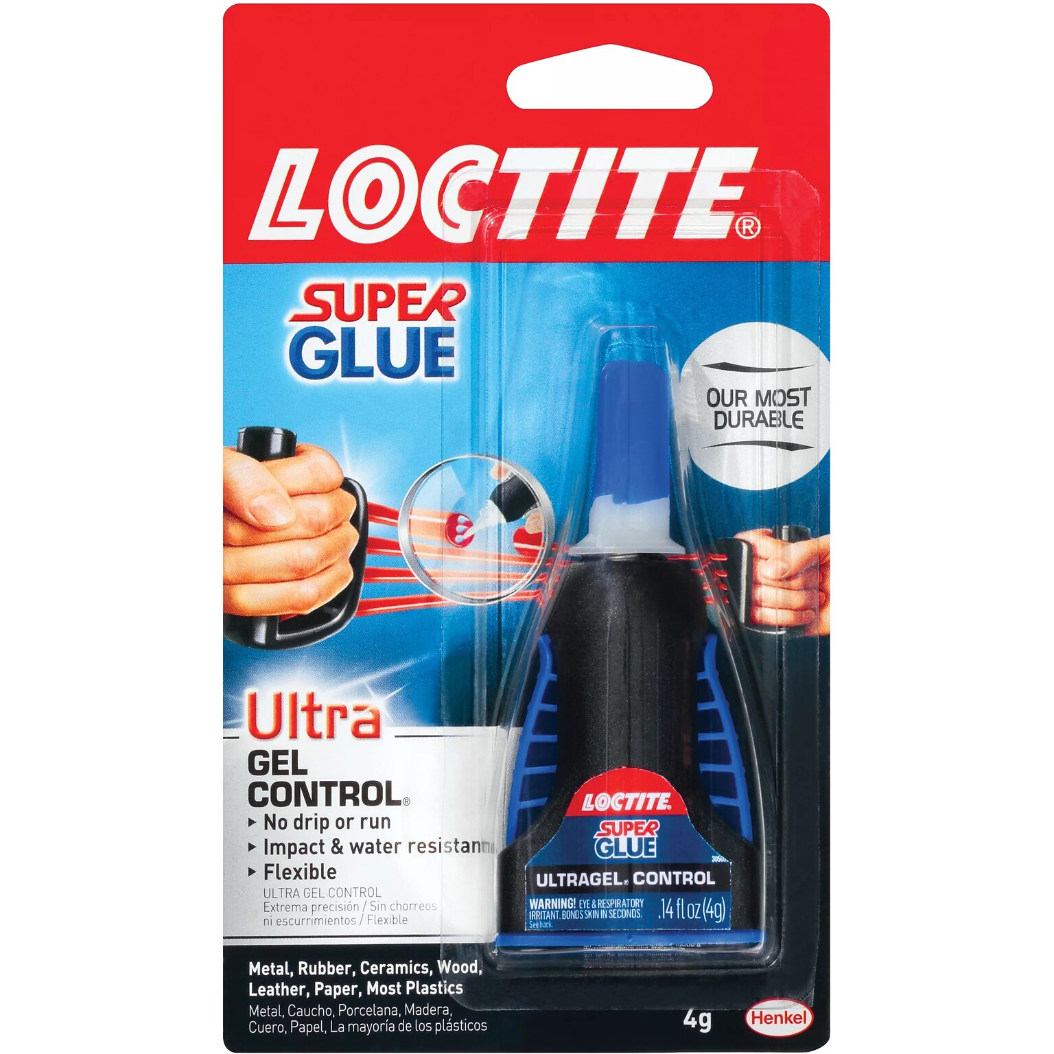 Loctite ULTRA Gel Super Glue, 0.14 oz., Clear (1363589)