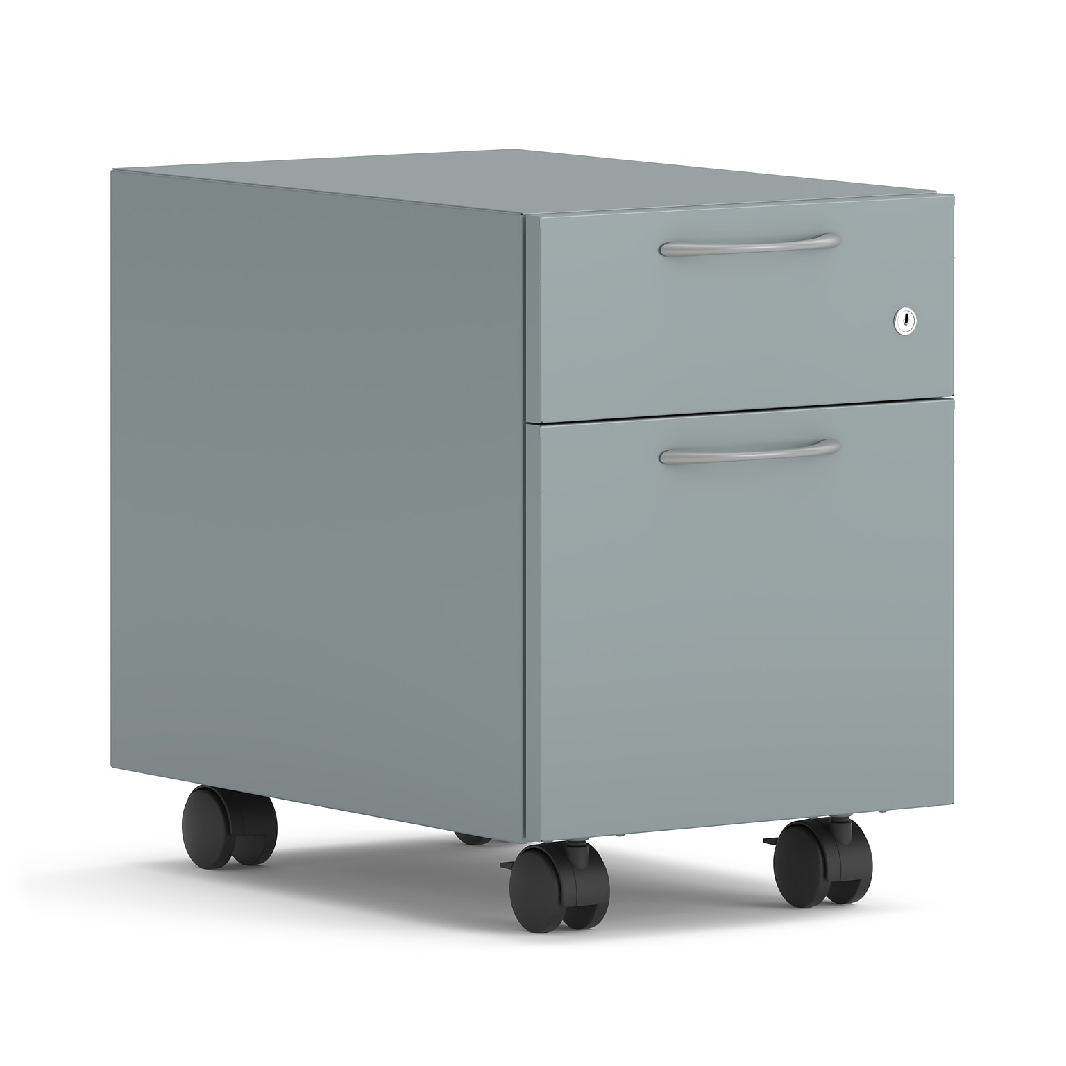 HON Contain Mobile File Cabinet, Letter/Legal Size, Lockable, 21H x 15W x 24D, Titanium (HSPM211524BFM.APR0.P8T.NA.L)