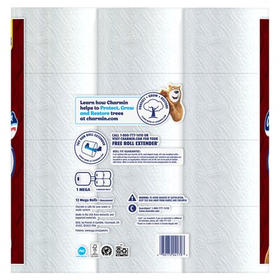 Charmin Ultra Strong Toilet Paper 12 Mega Rolls, 242 Sheets/Roll (04170/75321)