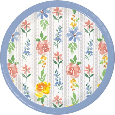 Creative Converting Cottage Easter Bunny Tableware Kit, Serves 8 (DTC9199E2A)