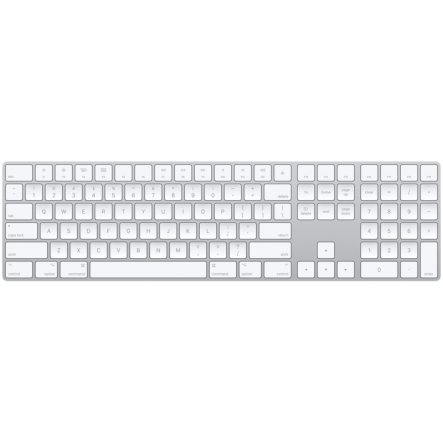 Apple Magic Wireless Keyboard, White (MXCJ3LL/A)