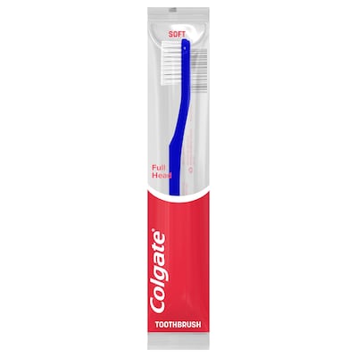 Colgate Soft Toothbrushes, White, 144/Carton (155501)