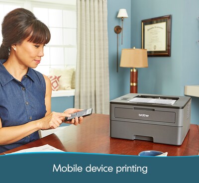 Brother HLL2300D Compact Monochrome Laser Printer, Duplex Printing 