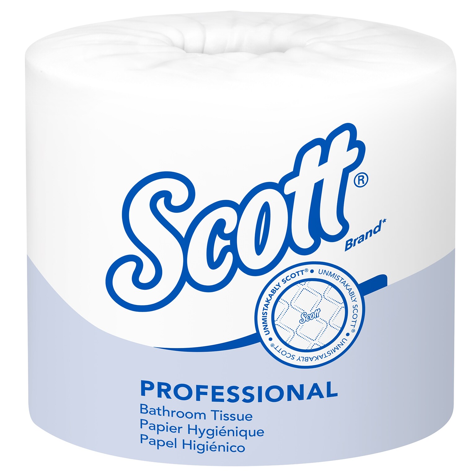 Scott Essential Recycled Toilet Paper, 1-ply, White, 1210 Sheets/Roll, 80 Rolls/Case (05102)
