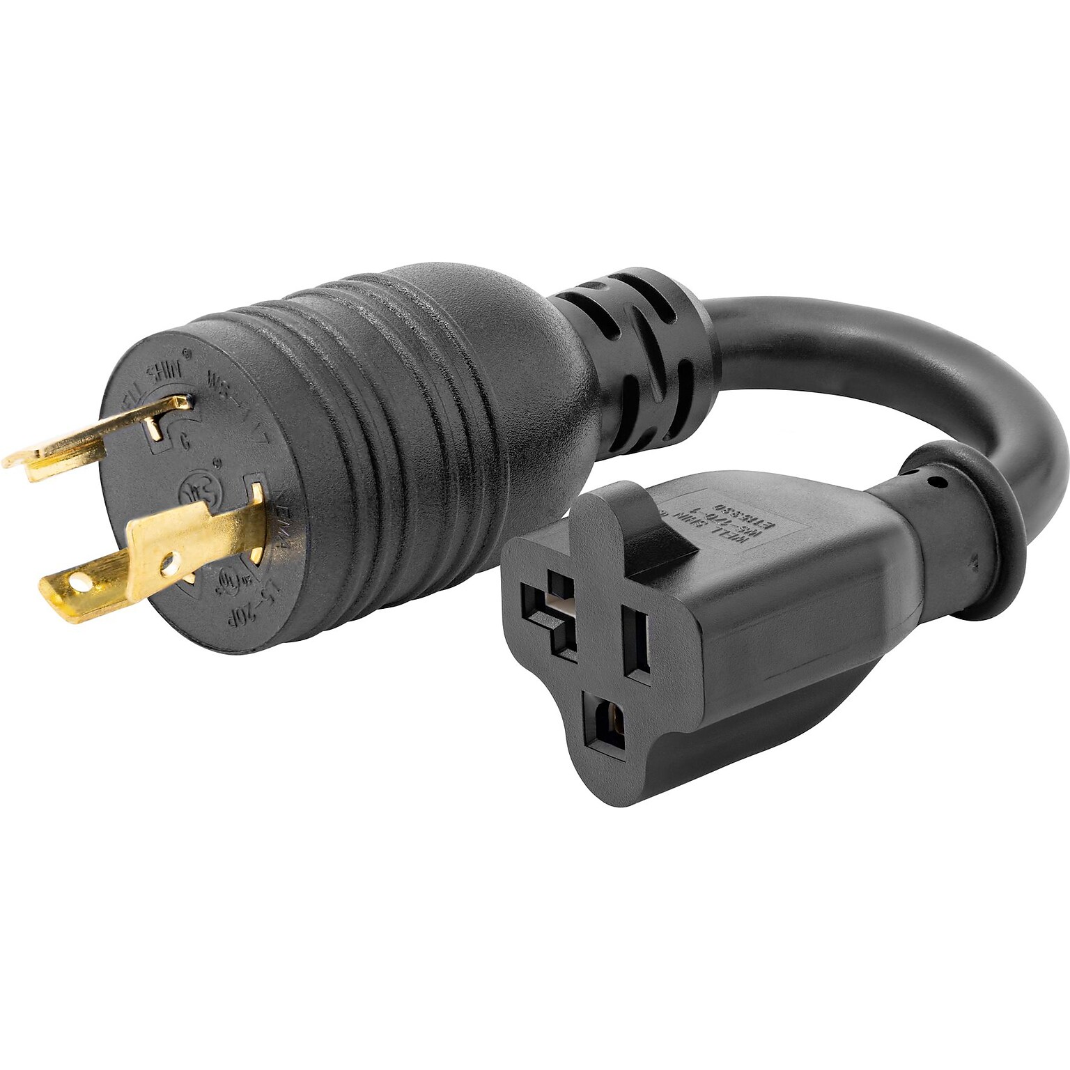 StarTech 6 NEMA L5-20P to NEMA 5-20R Power Cord, Male to Female, Black (K31D-2U00-POWER-CORD)