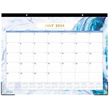 2024-2025 Blue Sky Gemma 22 x 17 Academic Monthly Desk Pad Calendar (141377-A25)